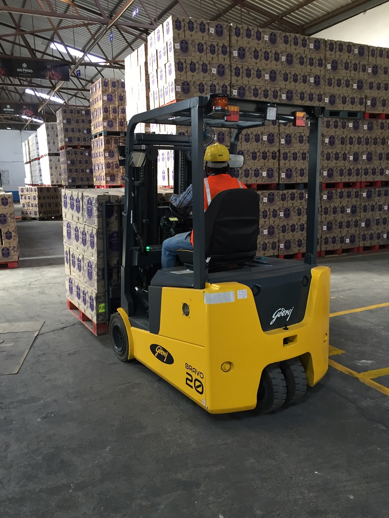 Godrej Material Handling Launches The New Bravo Electric Three Wheel Forklift