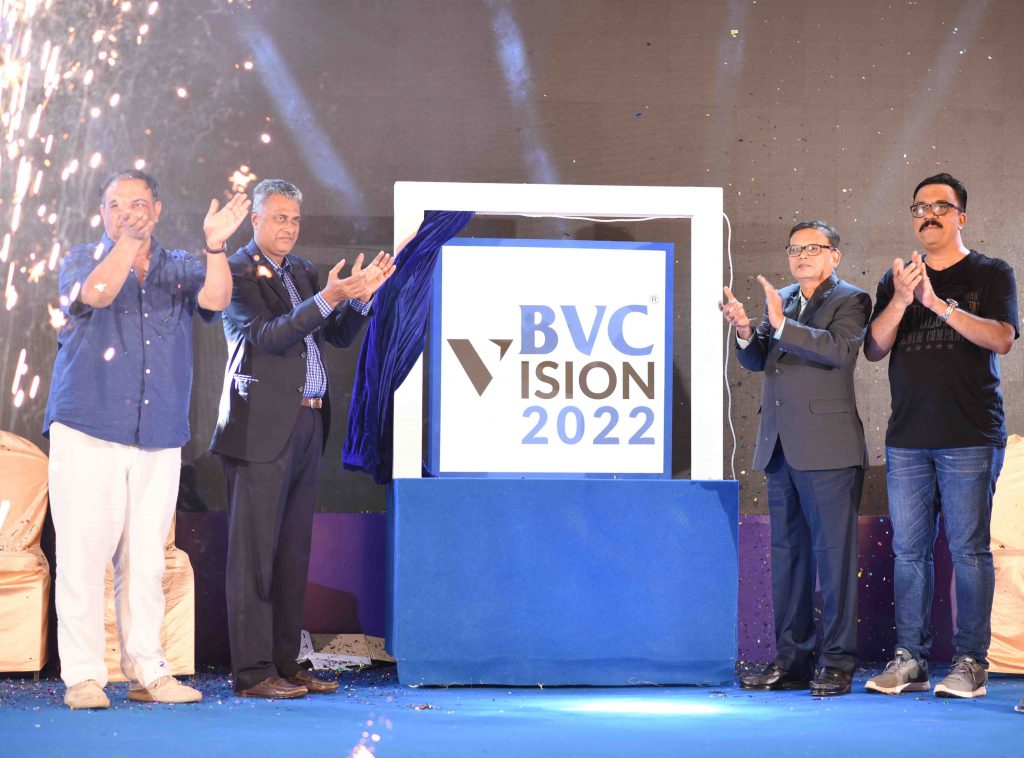 Mr Rajesh Neelakanta Ceo Bvc Logistics Mr Uday Chinai Chairman Bvc Logistics Mr Bharat Badanipresident Bvc Clearance & Mr Yogesh Bansode President Bvc Brinks | Maritime Gateway - South Asias Premier Shipping and Logistics News Portal