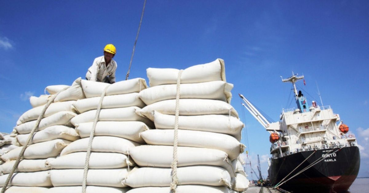 Rice export on sale