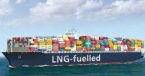 LNG Fueled container ship