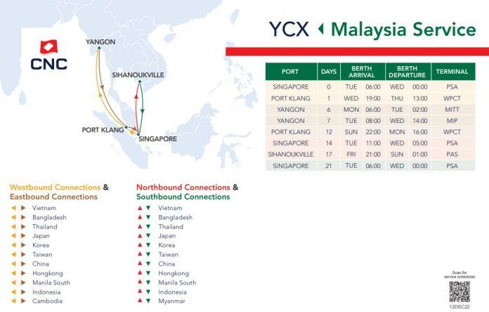 Cnc-new-intra-asia-service-map | Maritime Gateway - South Asias Premier Shipping and Logistics News Portal