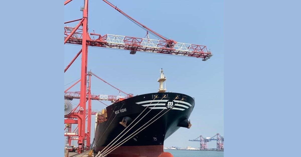 Msc Ship Docks at Dbgt 
