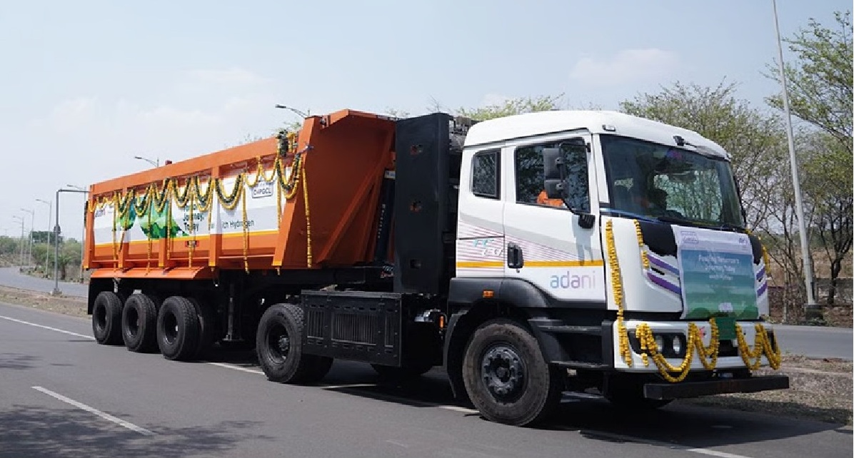 Adani Enterprises Introduces Hydrogen Fuel Cell Truck for Clean Transportation in Chhattisgarh