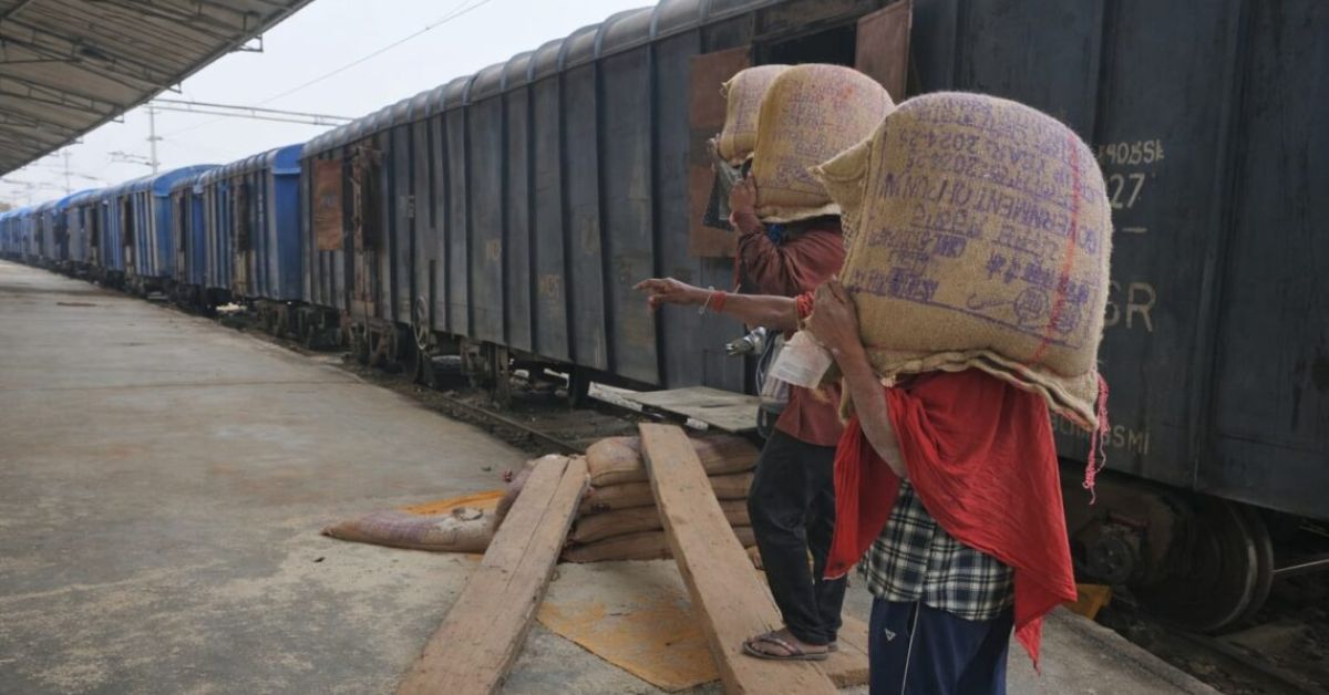 Kashmir foodgrain train