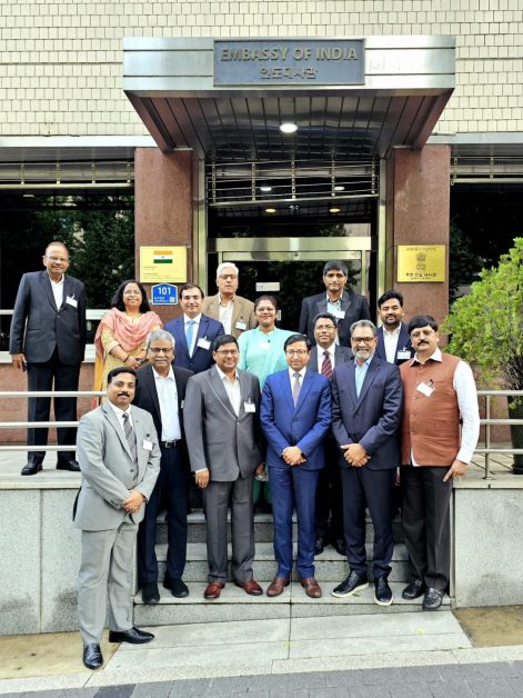 Minister Nara Lokesh Unveils Auro Industrial City's Brochure in South Korea 1 WhatsApp Image 2026 07 10 at 12.12.33 PM