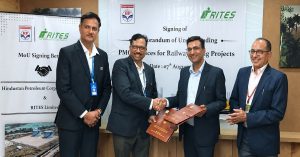 RITES, HPCL Sign MoU for Rail Infrastructure Consultancy