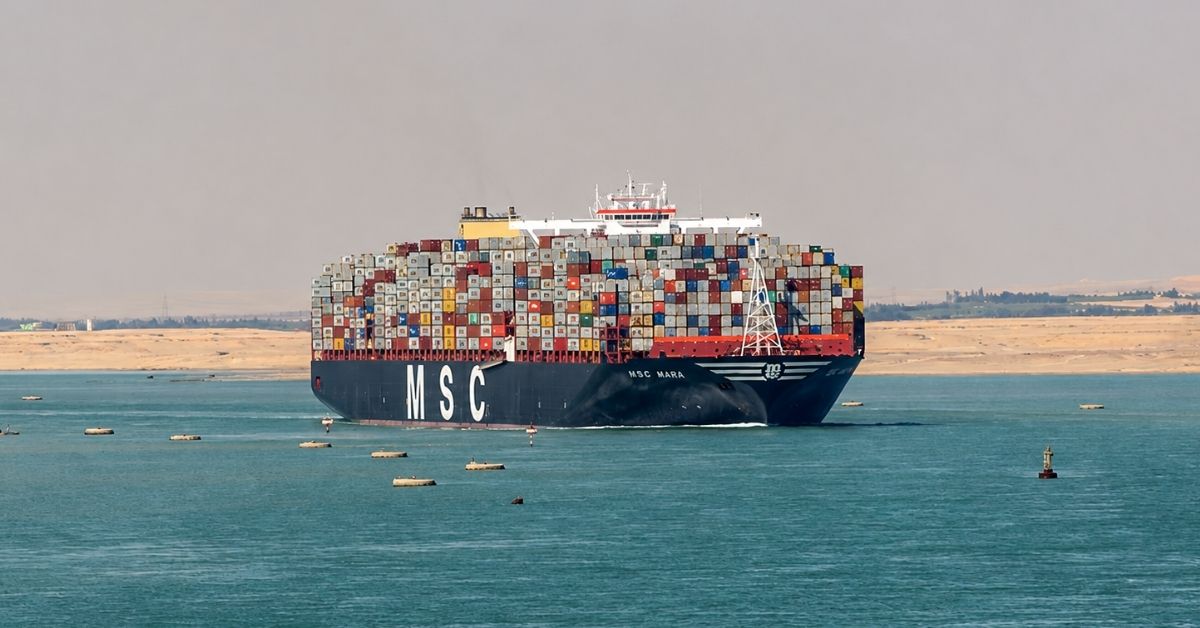 MSC Partially Resumes Suez Canal Transits