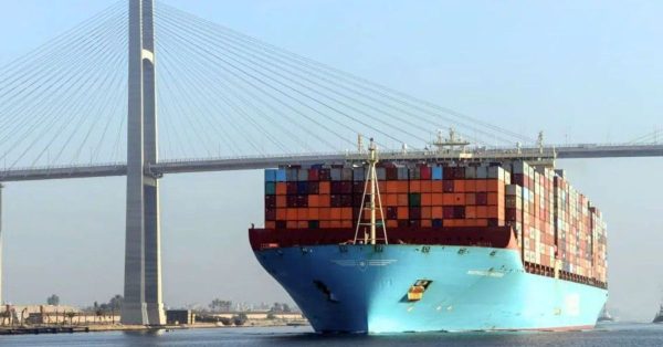 Maersk containership makes first Suez Canal transit