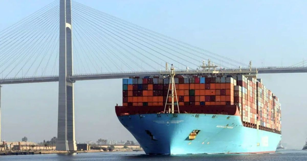 Maersk containership makes first Suez Canal transit