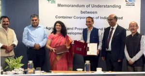 CONCOR signs MoU with APEDA