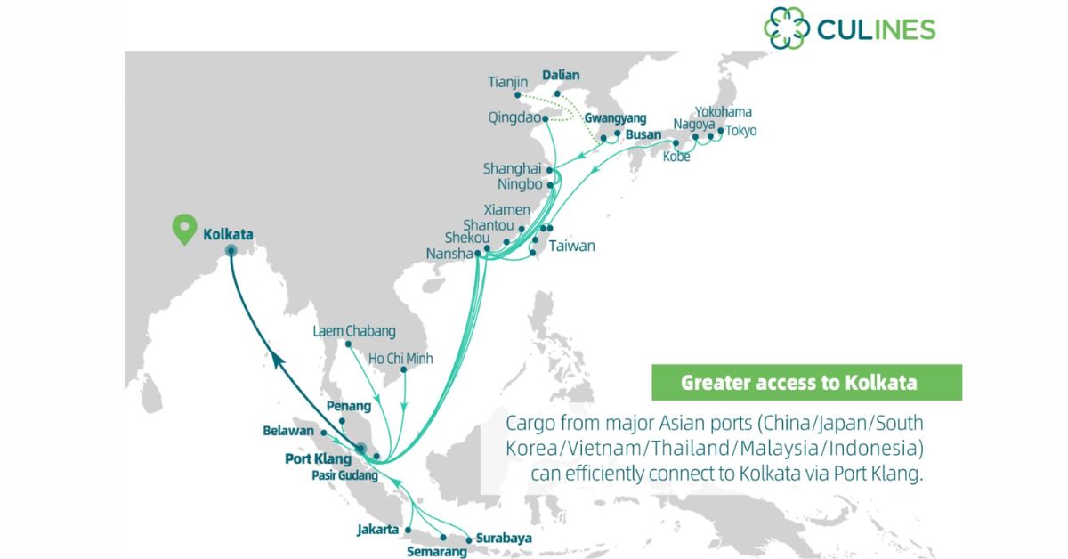 CULines launches new SBS service connecting Port Klang and Kolkata
