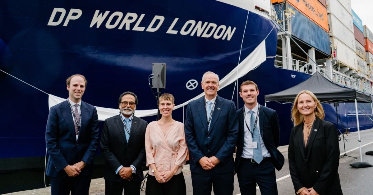 DP World's Shipping Solutions names its first methanol dual-fuel vessel
