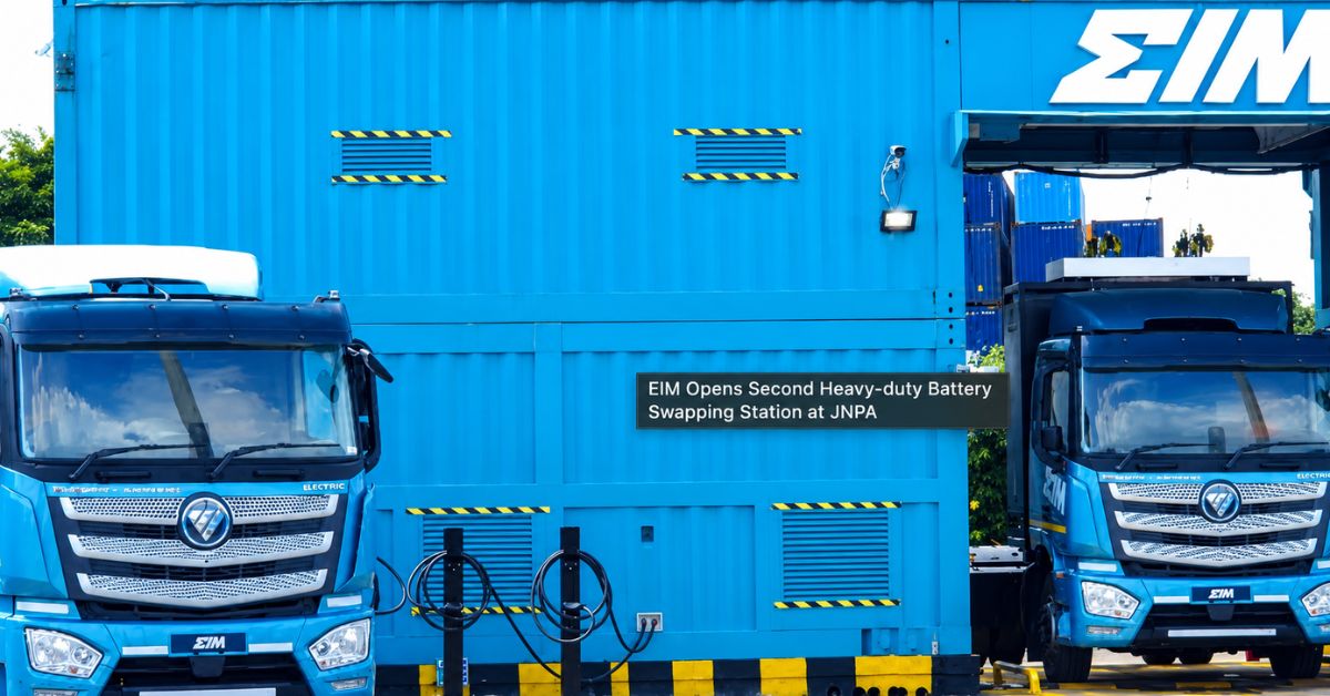 EIM Opens Second Battery Swapping Station