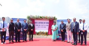 GRSE lays keels for two coastal research vessels for GSI