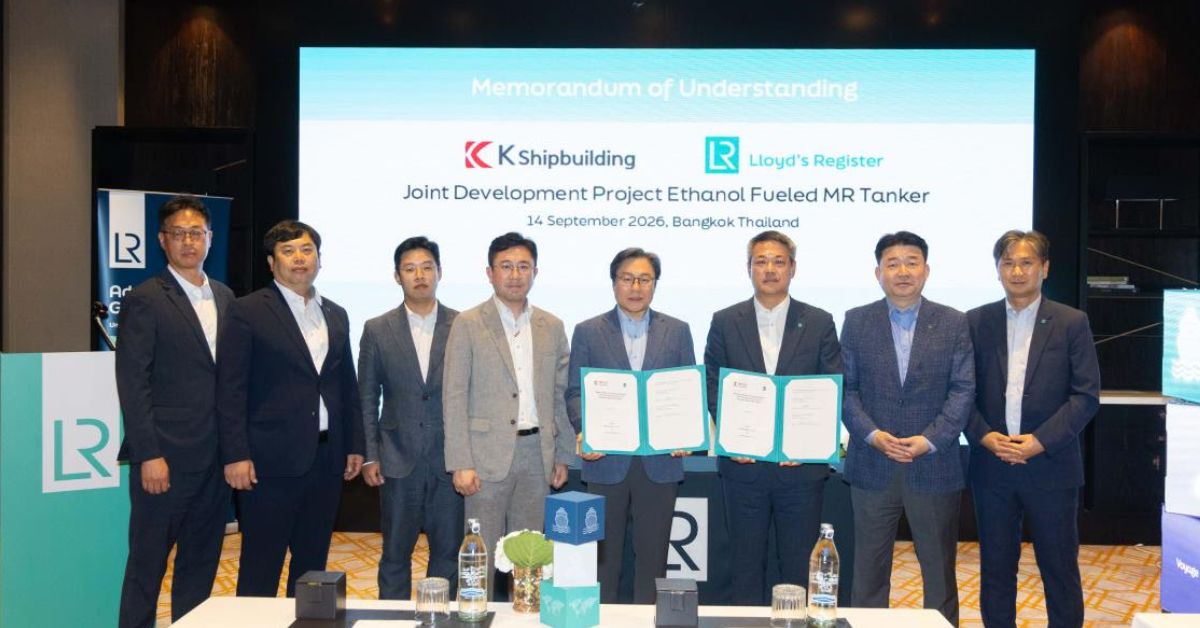 ethanol-fuelled 50,000 dwt MR tanker