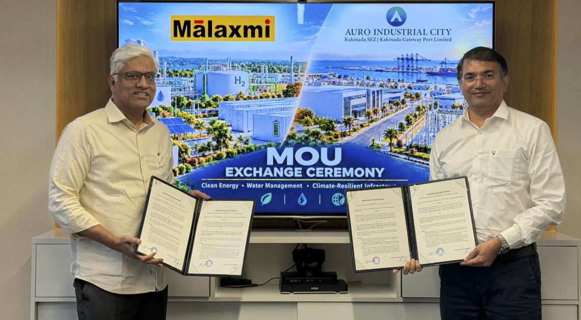 Kakinada SEZ signs MoU with Malaxmi Climate Resilience Platform