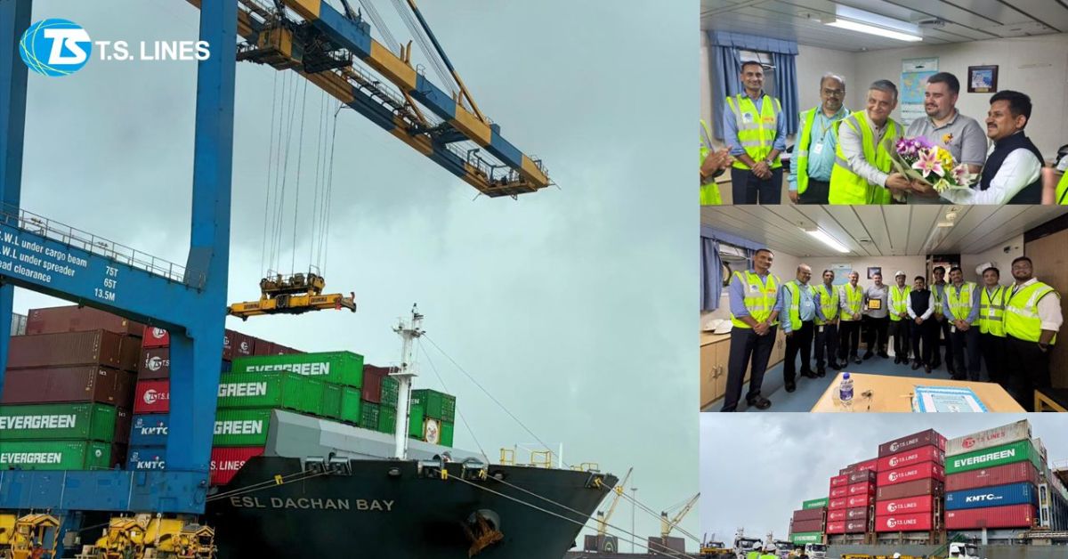 T.S. Lines Adds Hazira to China-West India CWX2 Container Service