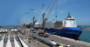 VOC Port Handles 2,188 Wind Turbine Blades