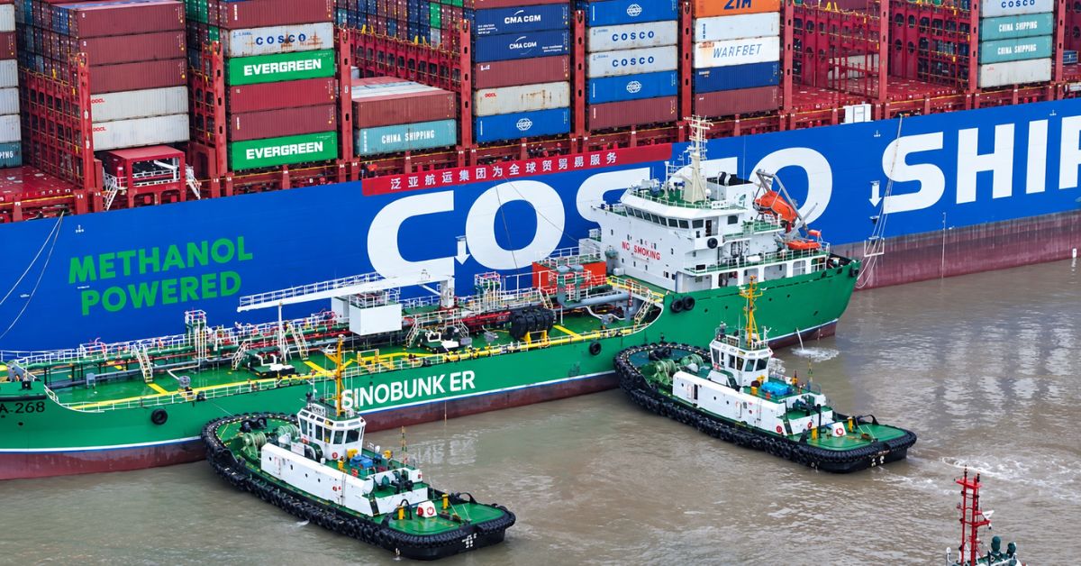 China completes first green methanol bunkering