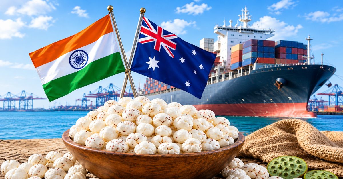 Bihar makhana reaches Greece
