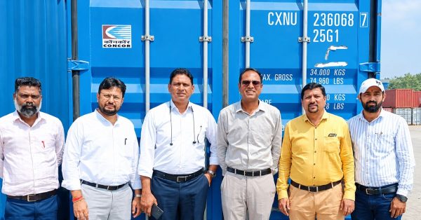 CONCOR handles first machinery export to Singapore from ICD-Khodiyar