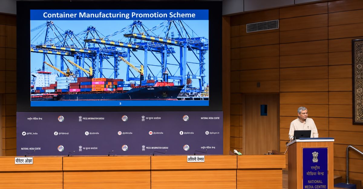 Container Manufacturing Promotion Scheme Wins ₹10,000 Crore Cabinet Approval