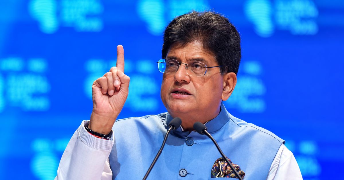 Goyal about Export Certification Support