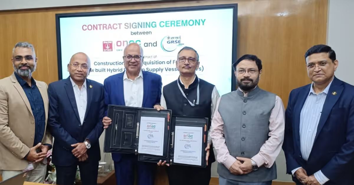 GRSE–ONGC Vessel Contract