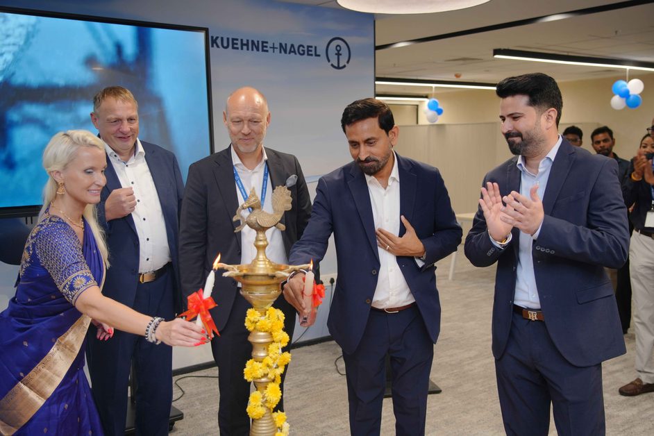 Lamp Lighting Ceremony at KuehneNagel Tech Centre Chennai