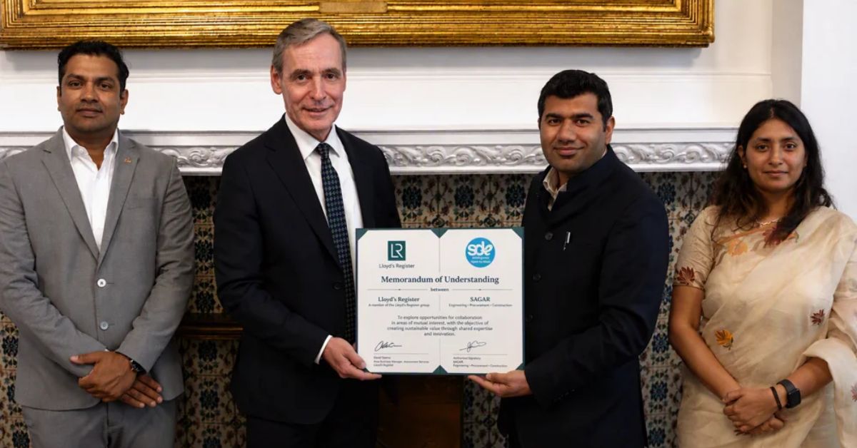 Sagar Defence and Lloyd's Register Sign MoU on Autonomous Systems Certification
